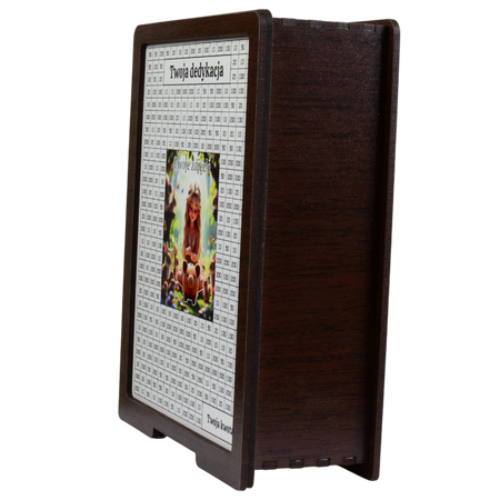 Skarbonka wykreślana - z twoją grafiką, dowolny cel