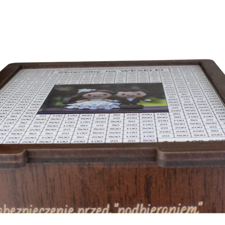 Skarbonka wykreślana - z twoją grafiką, dowolny cel